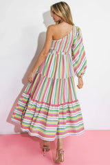 NO MATTER WHERE I GO WOVEN MIDI DRESS - Flying Tomato - Flyclothing LLC