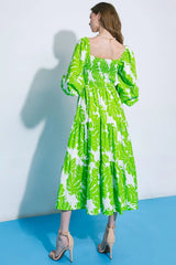 ALL THE DRAMA WOVEN MIDI DRESS - Flying Tomato - Flyclothing LLC