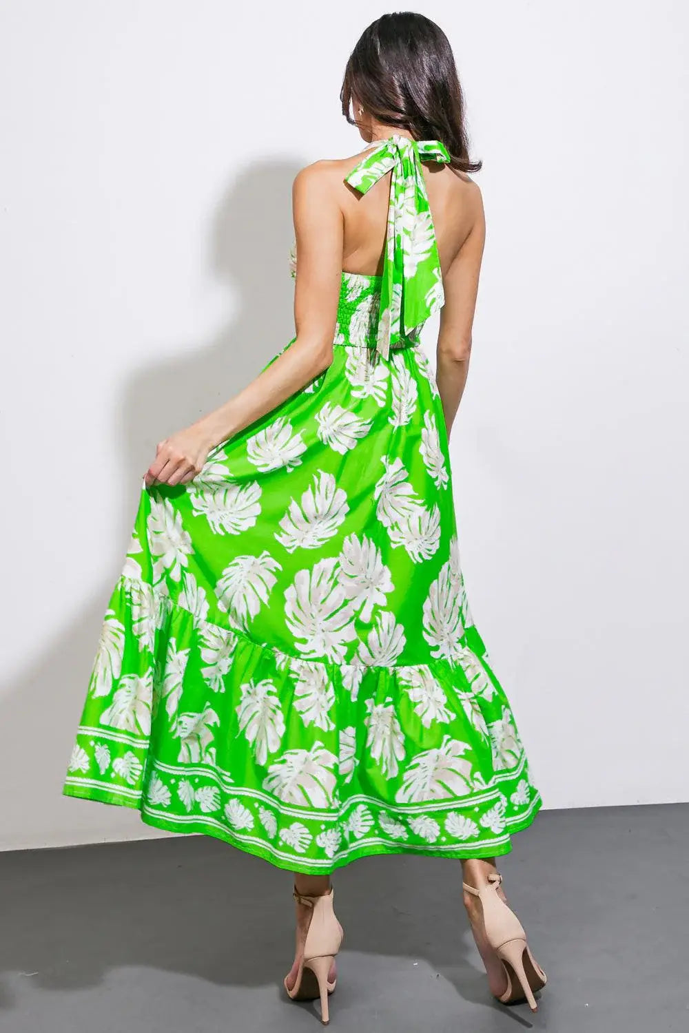 CAUSE A SCENE WOVEN MIDI DRESS - Flying Tomato - Flyclothing LLC