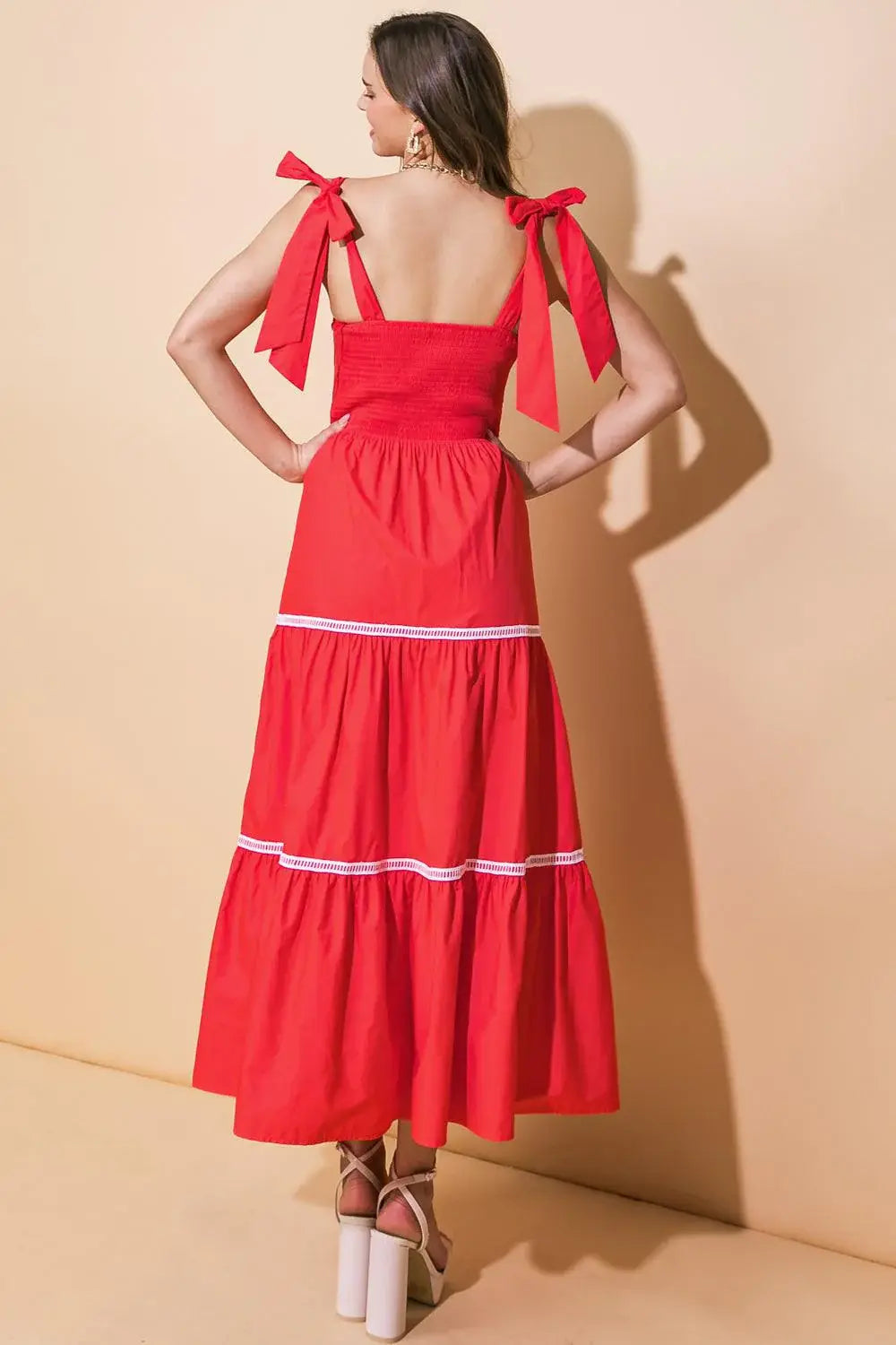 BETTER THAN EVER POPLIN MIDI DRESS - Flying Tomato - Flyclothing LLC