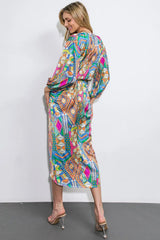 NOTHING'S CHANGED WOVEN MIDI DRESS - Flying Tomato - Flyclothing LLC