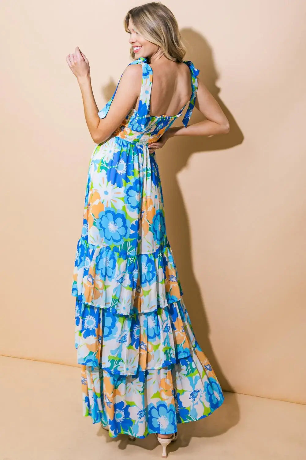 NO MATTER WHERE WOVEN MAXI DRESS - Flying Tomato - Flyclothing LLC