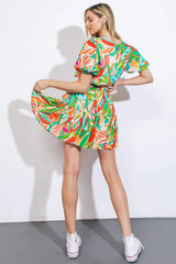 TIME TO START WOVEN MINI DRESS - Flying Tomato - Flyclothing LLC