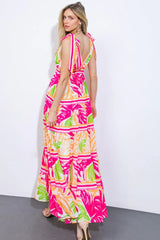 TAKE THE TRAILS WOVEN MAXI DRESS - Flying Tomato - Flyclothing LLC