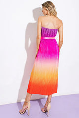 GIVE IT A GO IN GARDEN MIDI DRESS - Flying Tomato - Flyclothing LLC