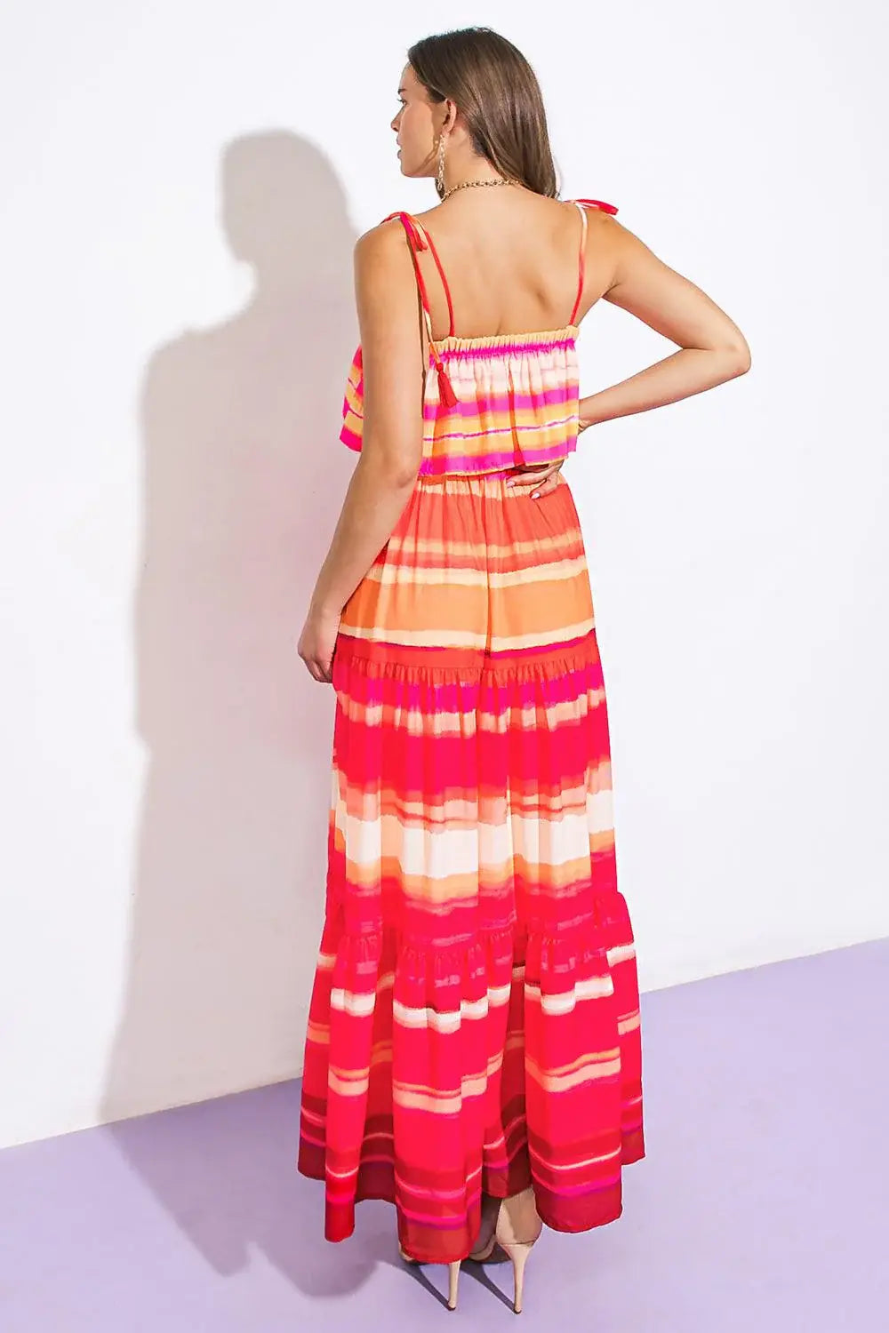 MY DEAREST DARLING WOVEN MAXI DRESS - Flying Tomato - Flyclothing LLC