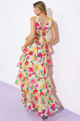 DEL REY HIGH RISE WOVEN MAXI DRESS - Flying Tomato - Flyclothing LLC