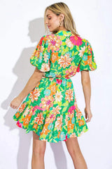 SWING OF THINGS WOVEN MINI DRESS - Flying Tomato - Flyclothing LLC