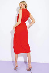 VINEYARD DAYS WOVEN MIDI DRESS - Flying Tomato - Flyclothing LLC