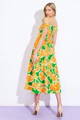 WHERE I WANT TO BE TWILL MIDI DRESS - Flying Tomato - Flyclothing LLC