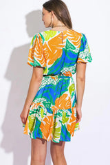 LISTEN TO THE MUSIC WOVEN MINI DRESS - Flying Tomato - Flyclothing LLC