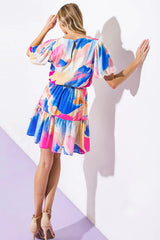 BAYSIDE BRUNCH WOVEN MINI DRESS - Flying Tomato - Flyclothing LLC
