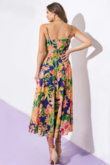 SWEETEST SOUL WOVEN MIDI DRESS - Flying Tomato - Flyclothing LLC