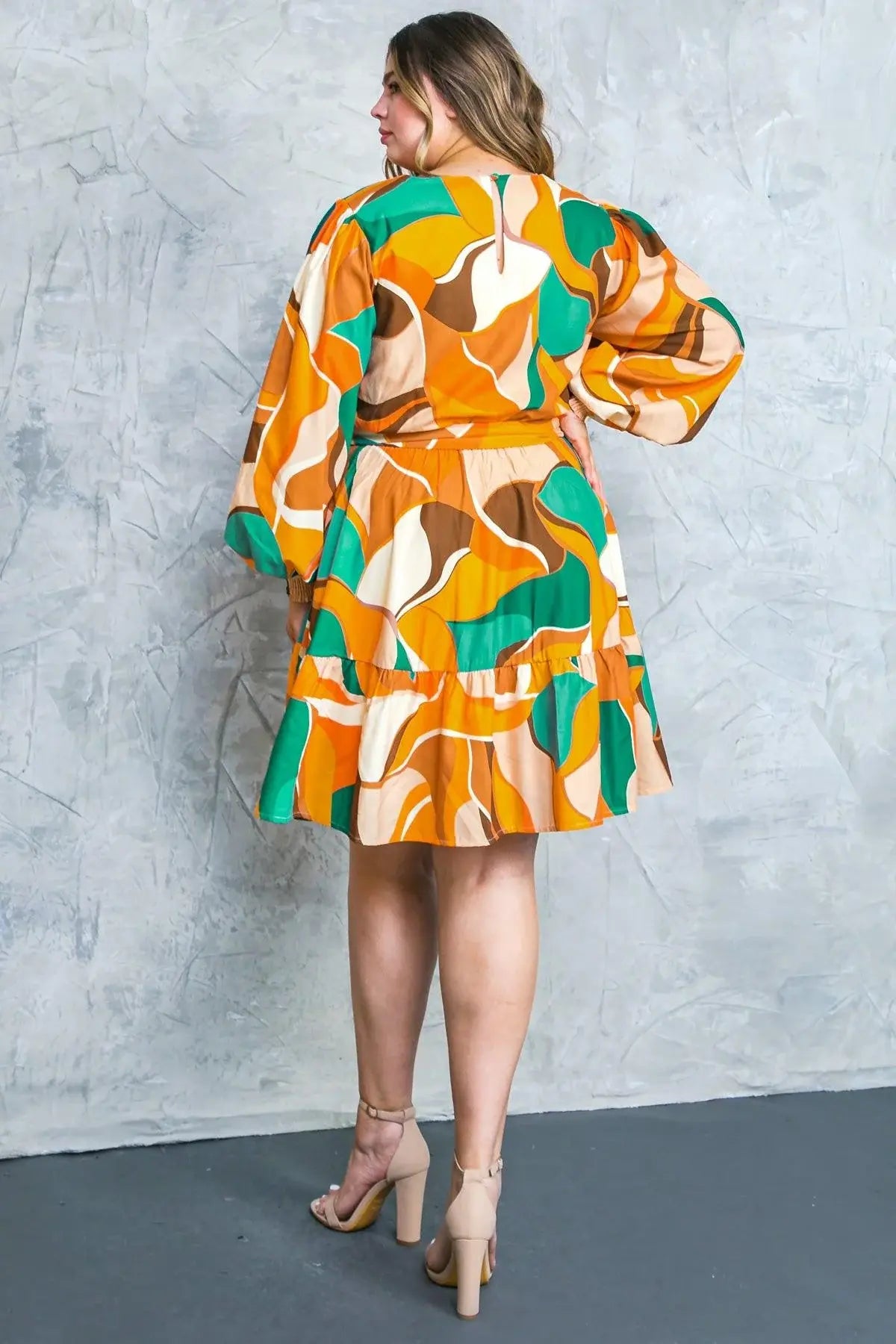 FEEL HAPPINESS WOVEN MINI DRESS - Flying Tomato - Flyclothing LLC