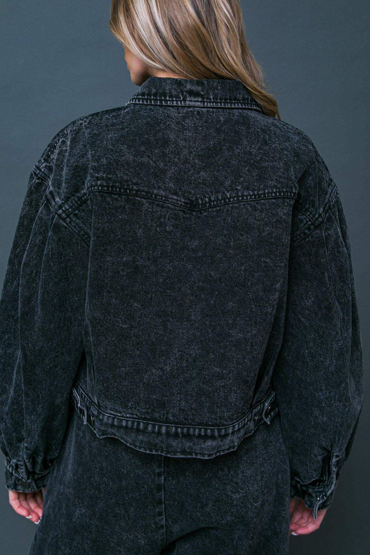 SEE YOU GO DENIM JACKET - Flying Tomato - Flyclothing LLC
