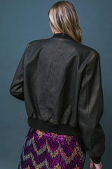 MY GREATEST JOY LEATHER JACKET - Flying Tomato - Flyclothing LLC