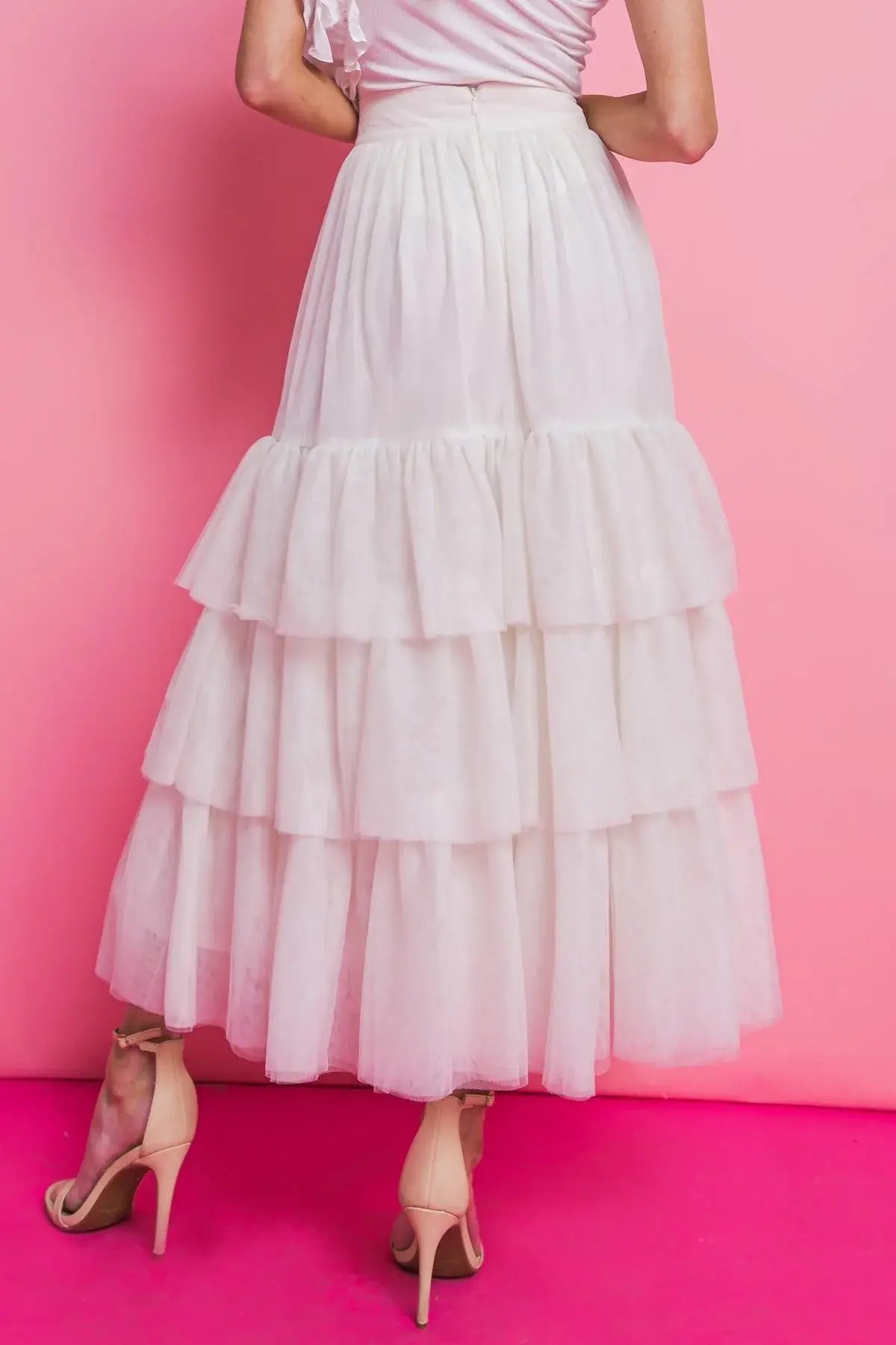 CHIC PURPOSE TULLE SKIRT - Flying Tomato - Flyclothing LLC
