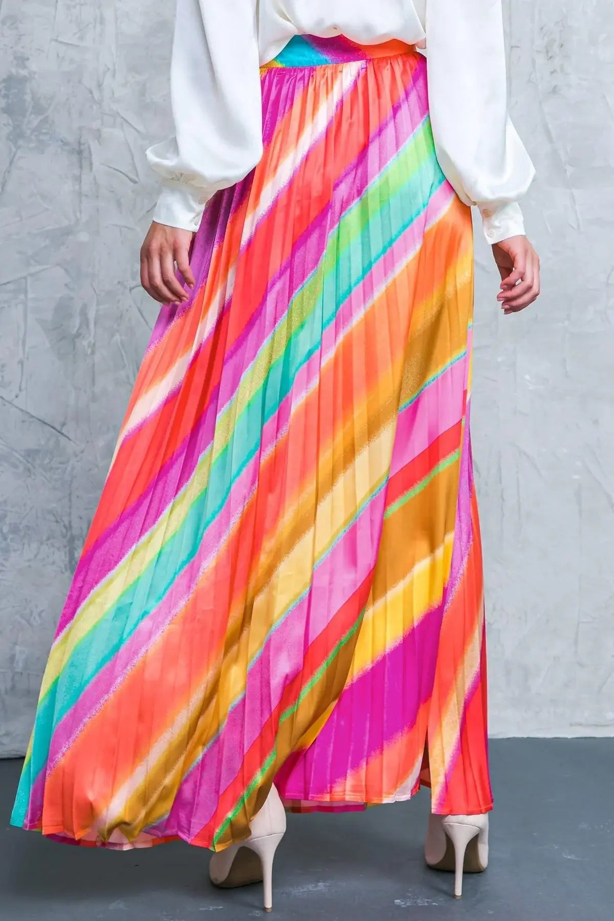 DRAMATIC DREAMS WOVEN SKIRT - Flying Tomato - Flyclothing LLC