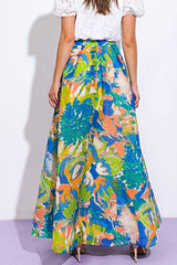 COASTAL CHIC WOVEN MAXI SKIRT - Flying Tomato - Flyclothing LLC