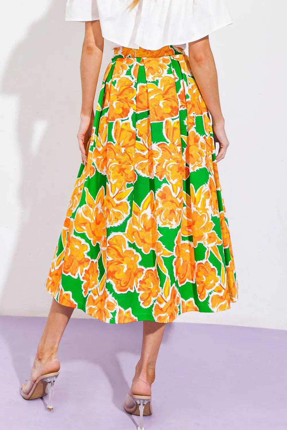 LIVE YOUR TRUTH WOVEN SKIRT - Flying Tomato - Flyclothing LLC