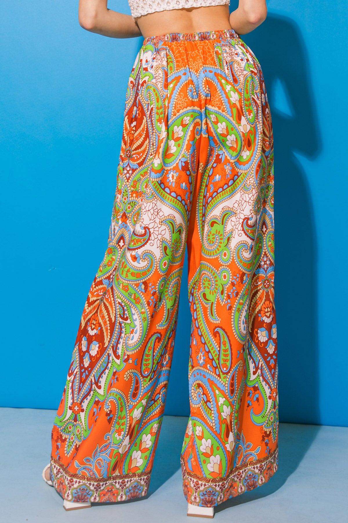 IN A GOOD PLACE WOVEN PANTS - Flying Tomato - Flyclothing LLC