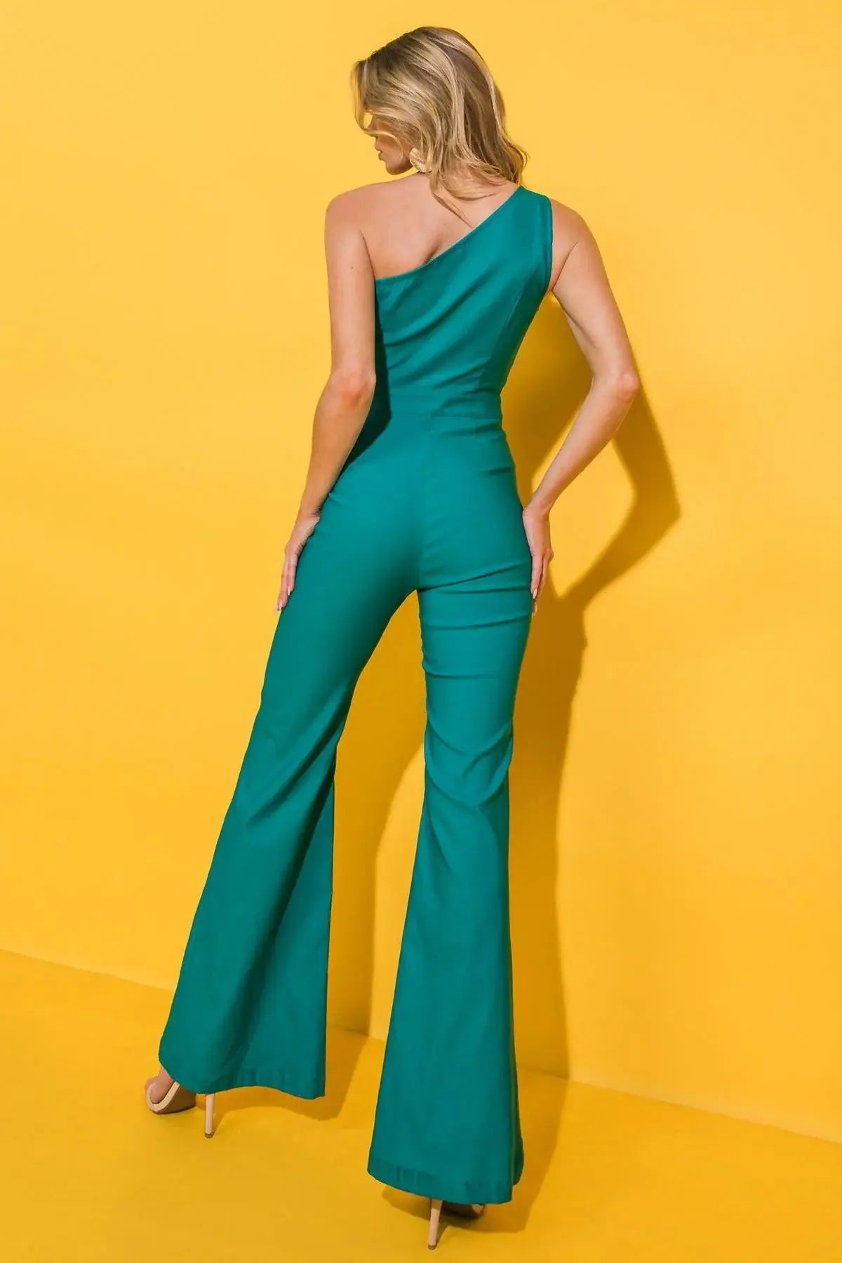 VIVID PASSION SOLID JUMPSUIT - Flying Tomato - Flyclothing LLC