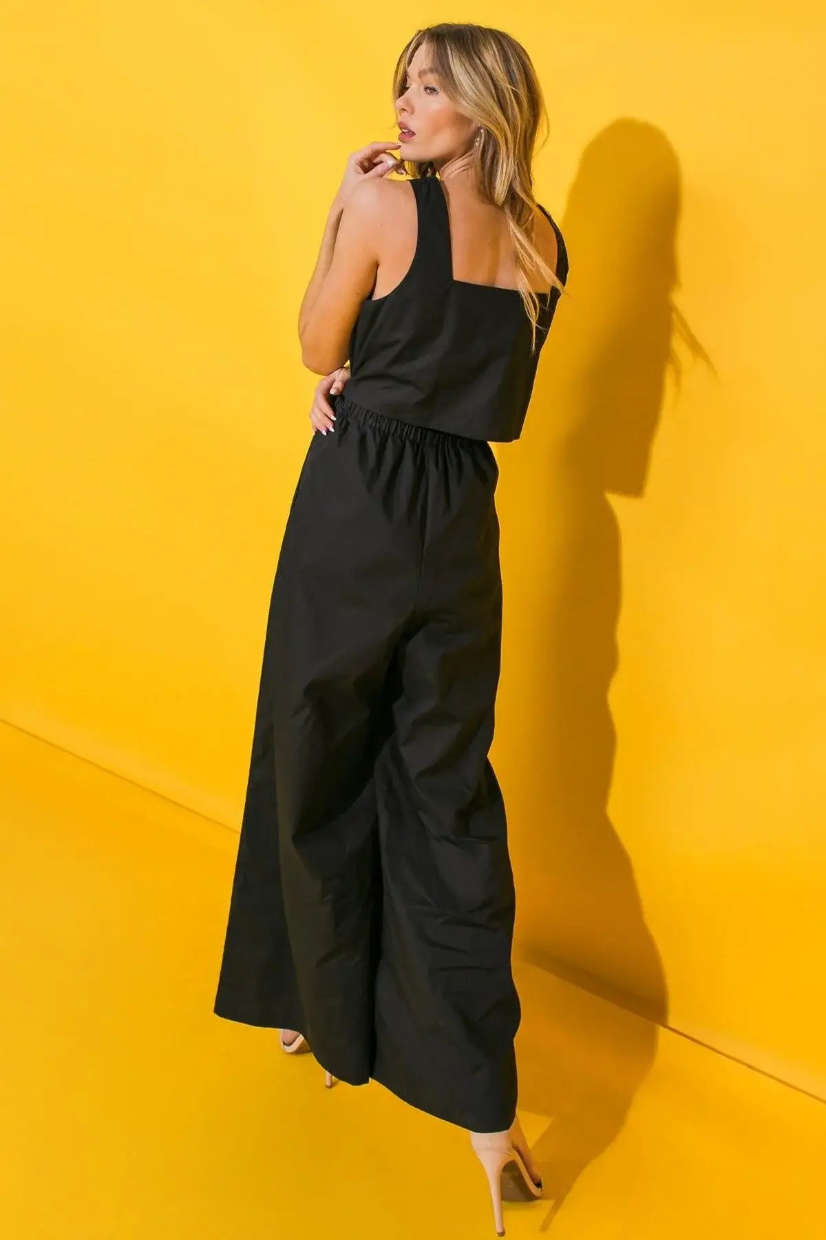 LIFE WITH YOU POPLIN JUMPSUIT - Flying Tomato - Flyclothing LLC