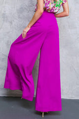 AT THE WISHING WELL WOVEN PANTS - Flying Tomato - Flyclothing LLC
