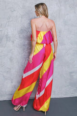 BROADWALK DREAM WOVEN JUMPSUIT - Flying Tomato - Flyclothing LLC