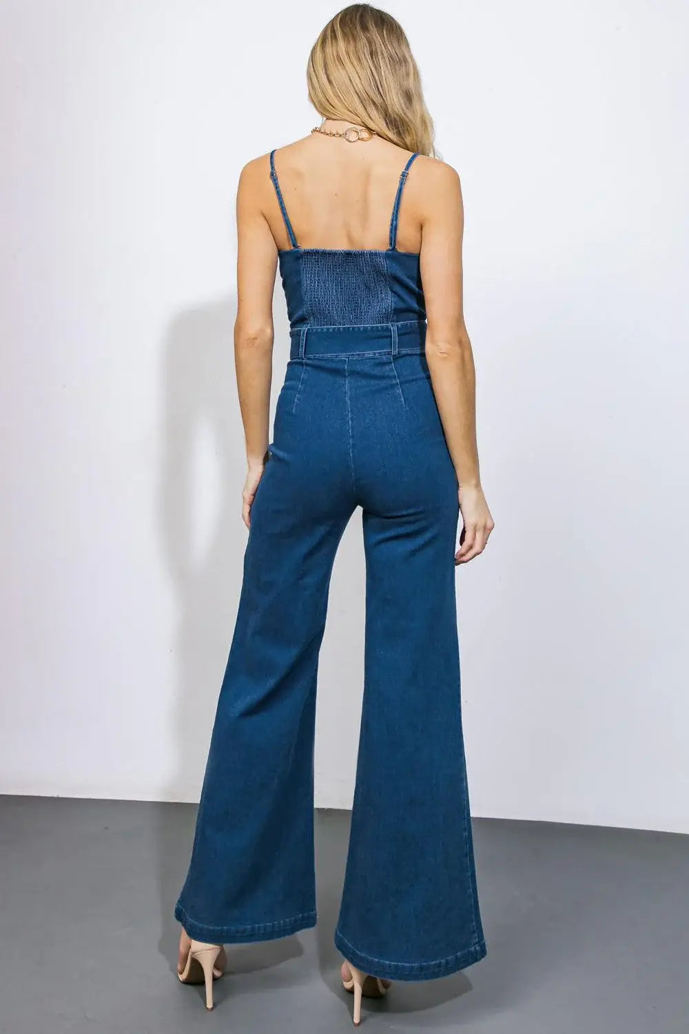 DRIFT AWAY DENIM JUMPSUIT - Flying Tomato - Flyclothing LLC