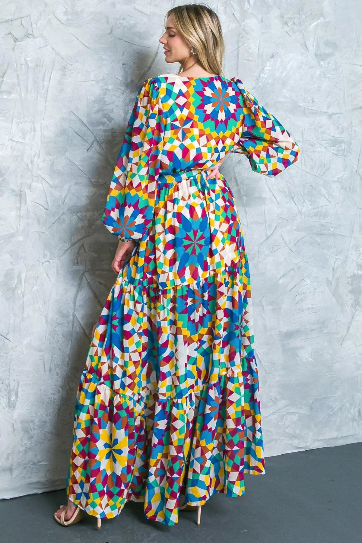 EVERYTHING I LOVE WOVEN MAXI DRESS - Flying Tomato - Flyclothing LLC
