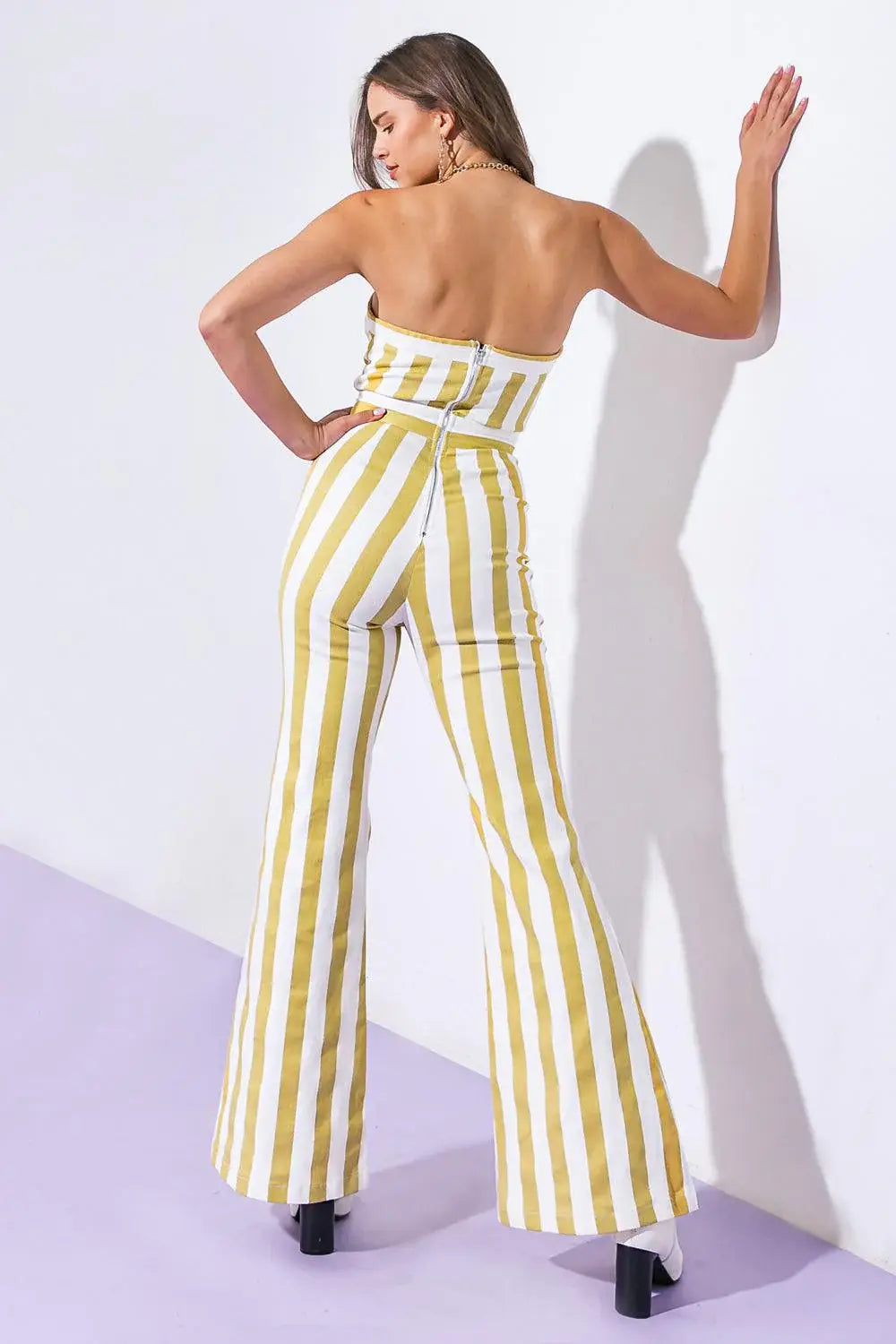 GRACEFUL APPEARANCE TWILL JUMPSUIT - Flying Tomato - Flyclothing LLC