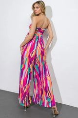 ONE THING AT A TIME WOVEN JUMPSUIT - Flying Tomato - Flyclothing LLC