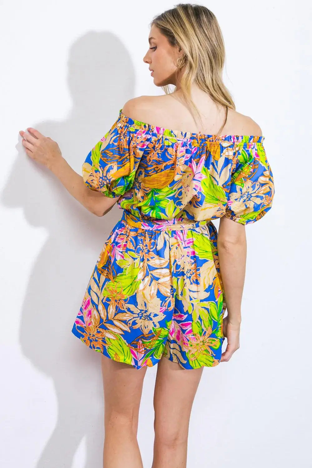 OH SO LOVELY WOVEN ROMPER - Flying Tomato - Flyclothing LLC