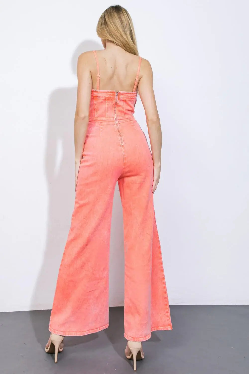 TOTALLY TRENDY TWILL JUMPSUIT - Flying Tomato - Flyclothing LLC