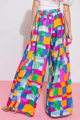 LOVELY STATEMENT WOVEN PANTS - Flying Tomato - Flyclothing LLC