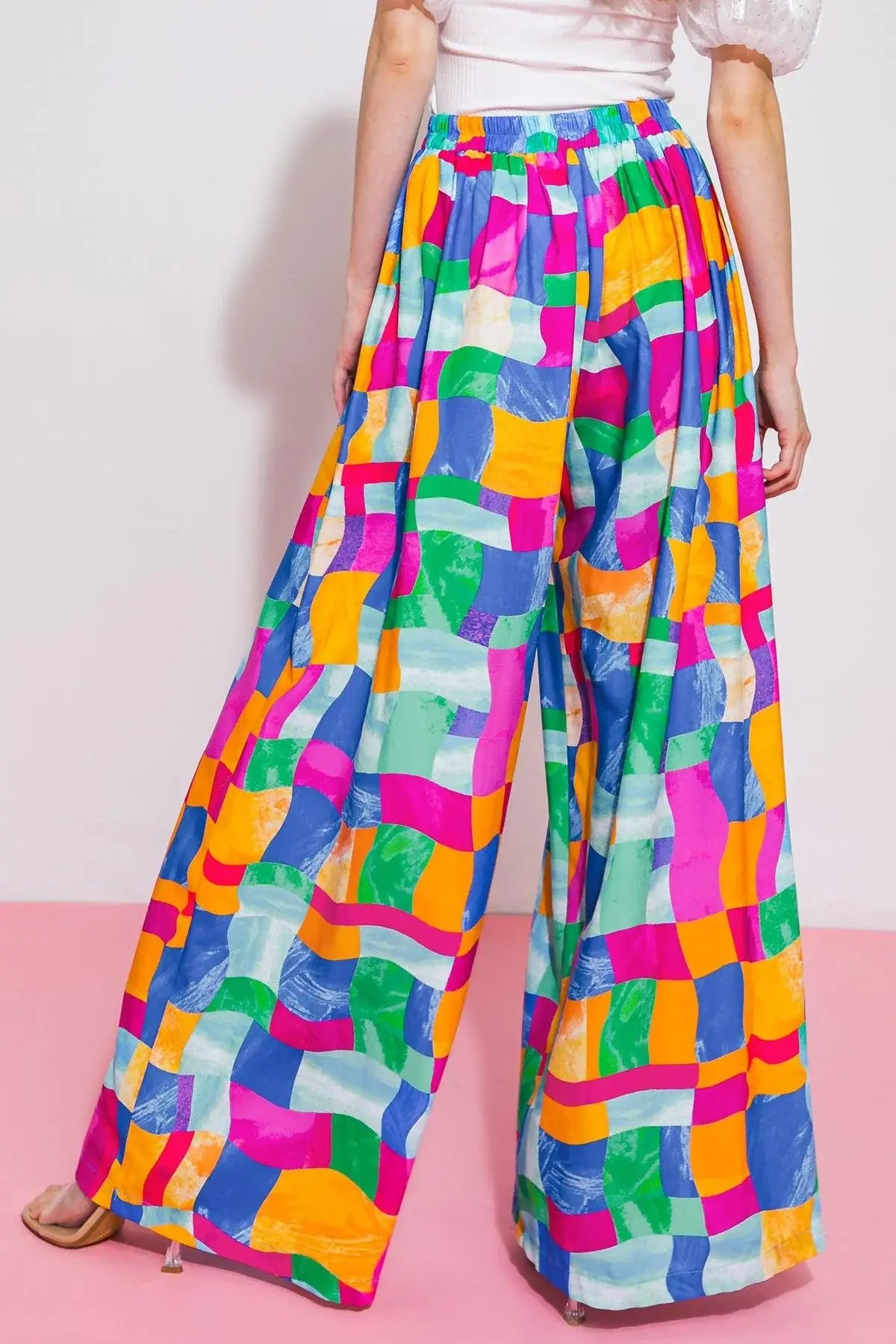 LOVELY STATEMENT WOVEN PANTS - Flying Tomato - Flyclothing LLC