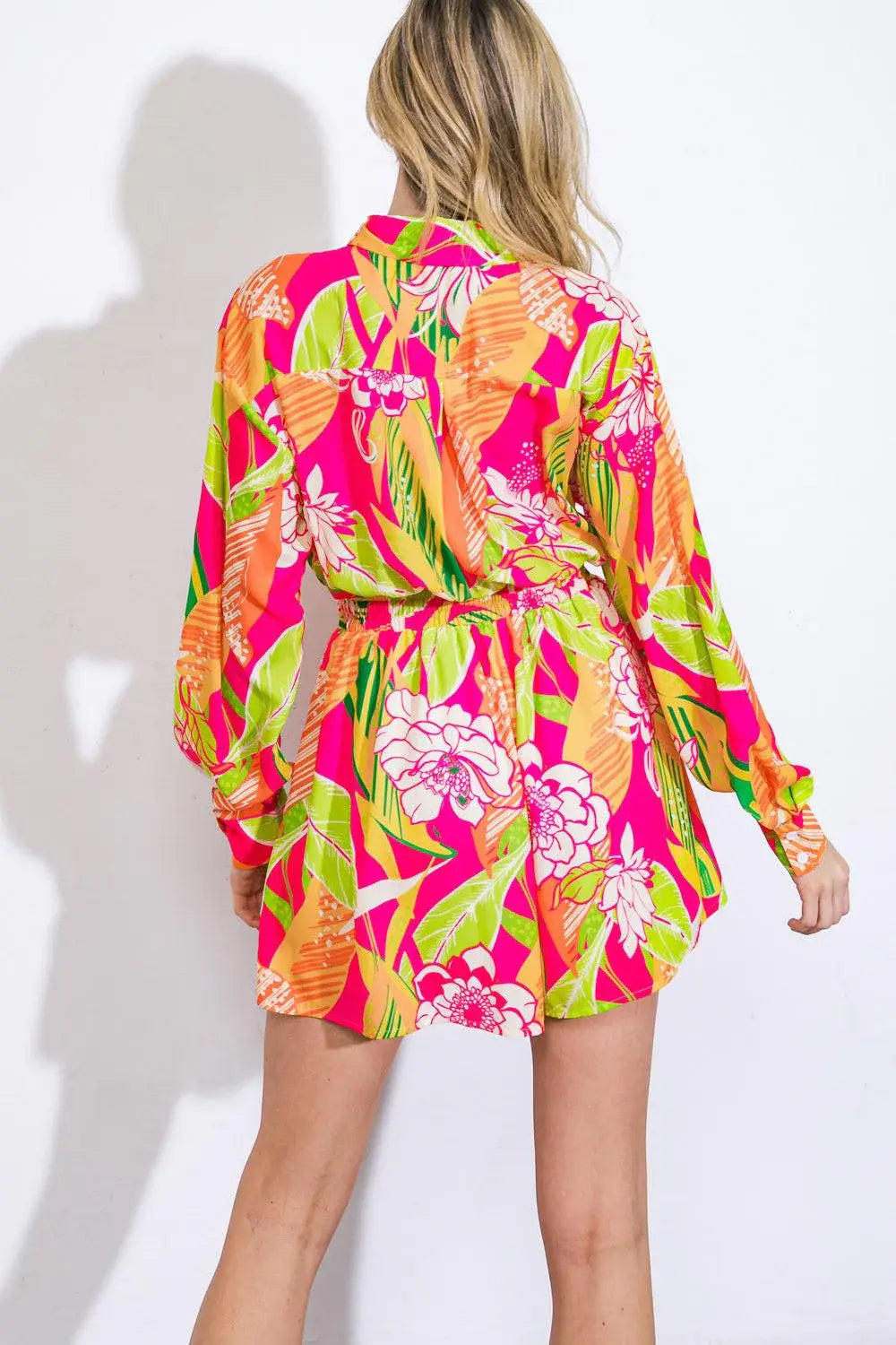 KEEPING YOU COMPANY WOVEN ROMPER - Flying Tomato - Flyclothing LLC