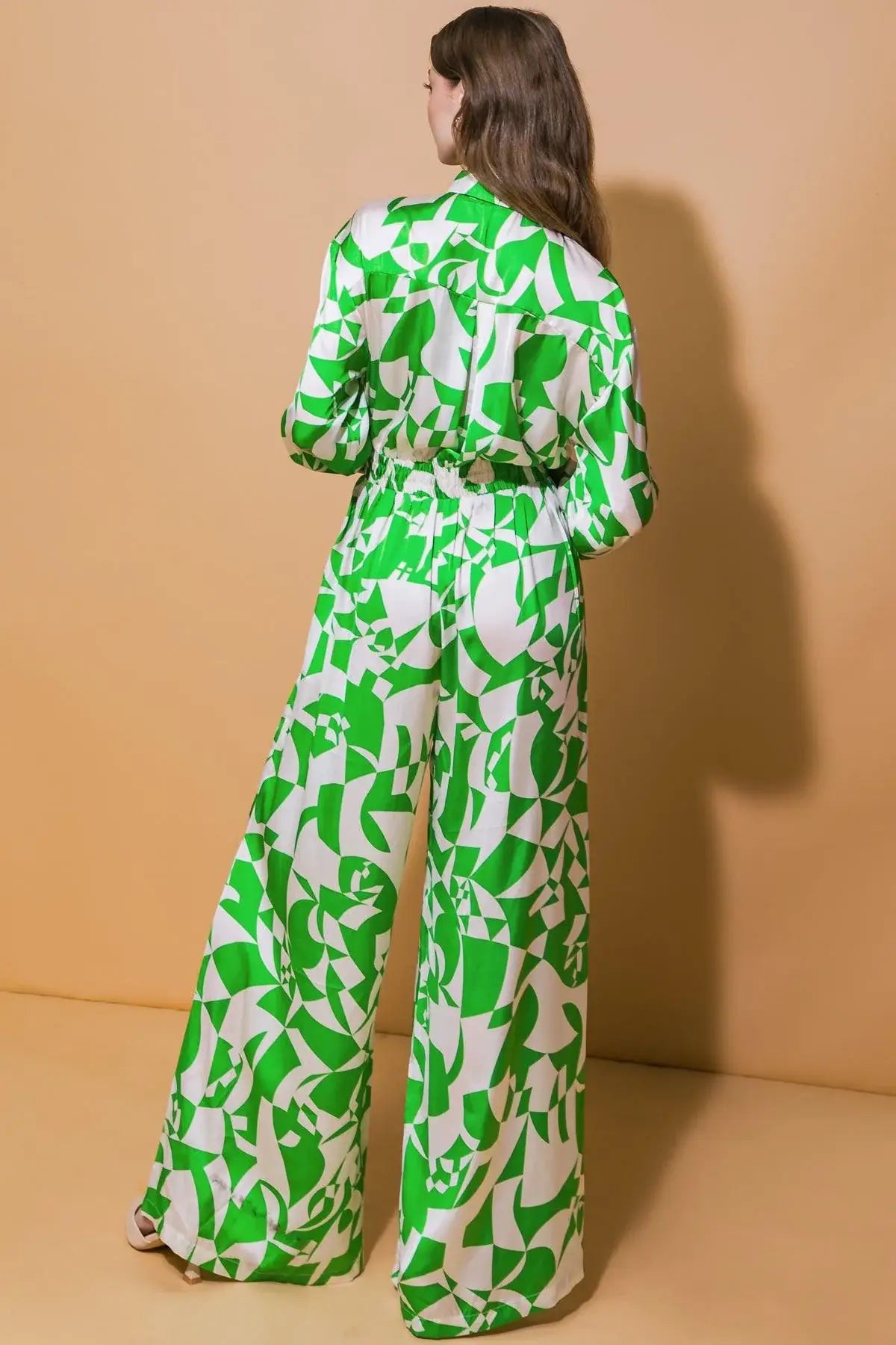 STYLISH IMPRESSION WOVEN JUMPSUIT - Flying Tomato - Flyclothing LLC