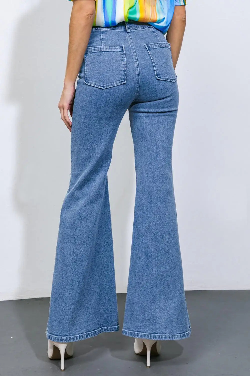 UNDER THE TUSCAN SUN DENIM PANTS - Flying Tomato - Flyclothing LLC
