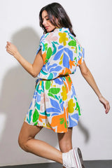 TUCKED AWAY WOVEN ROMPER - Flying Tomato - Flyclothing LLC