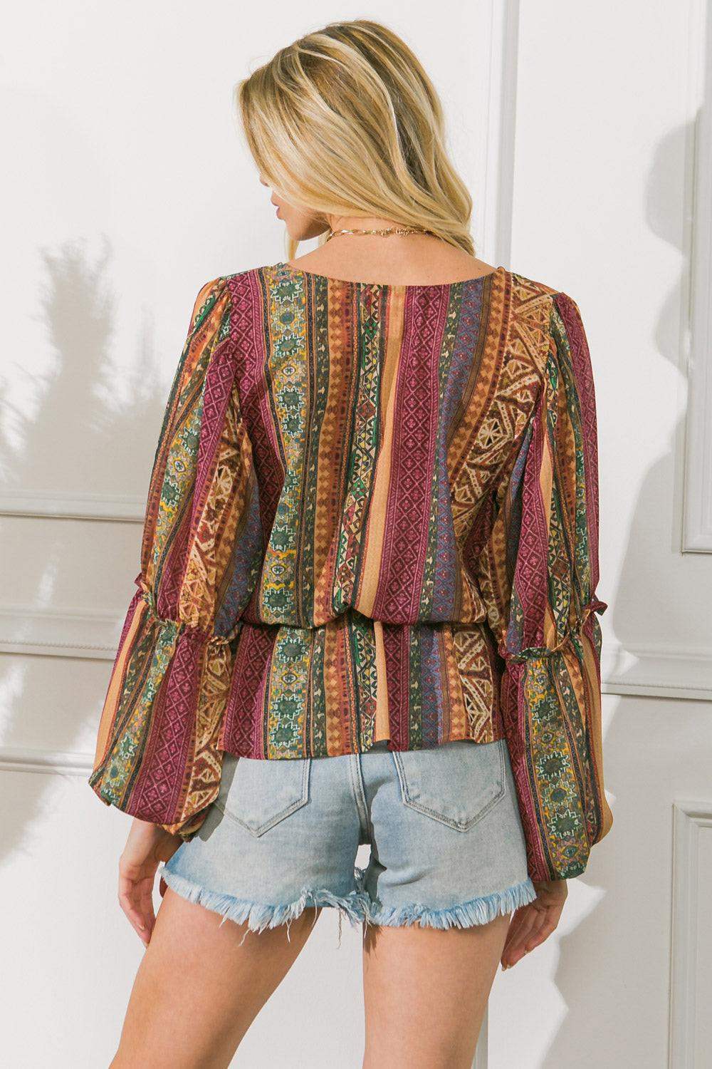 THRILLED FOR THIS WOVEN TOP - Flying Tomato - Flyclothing LLC