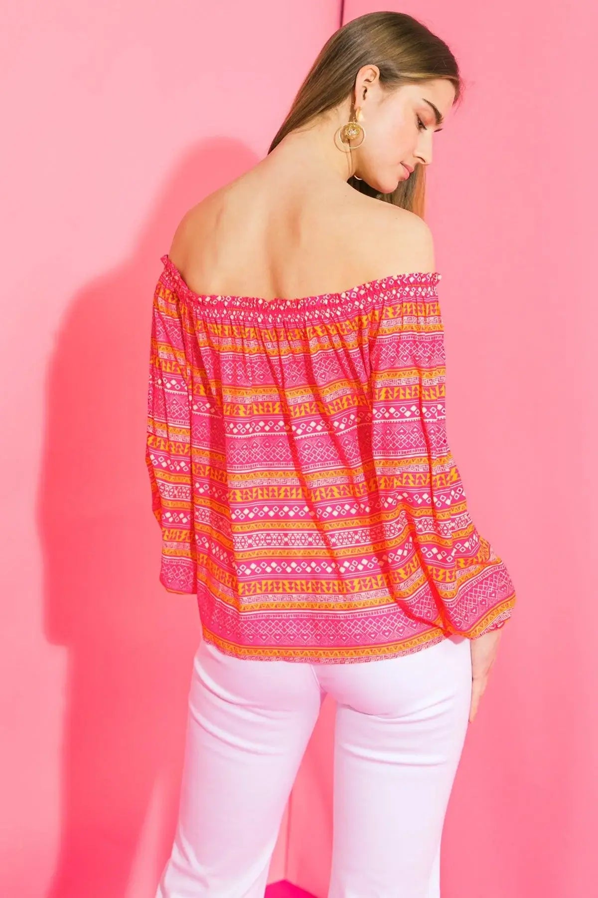 COSMO PLEASE WOVEN TOP - Flying Tomato - Flyclothing LLC