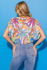 TAKE NOTES WOVEN BODYSUIT - Flying Tomato - Flyclothing LLC