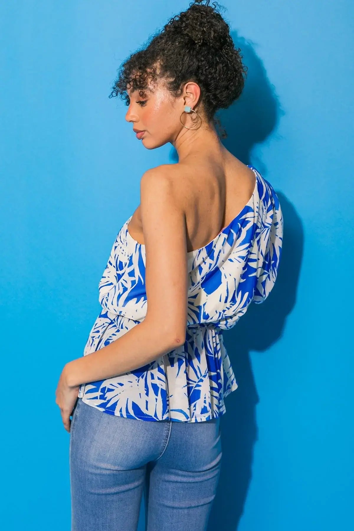 SERVING LOOKS WOVEN TOP - Flying Tomato - Flyclothing LLC
