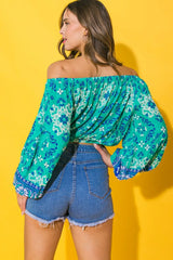 SEND MY LOVE WOVEN TOP - Flying Tomato - Flyclothing LLC