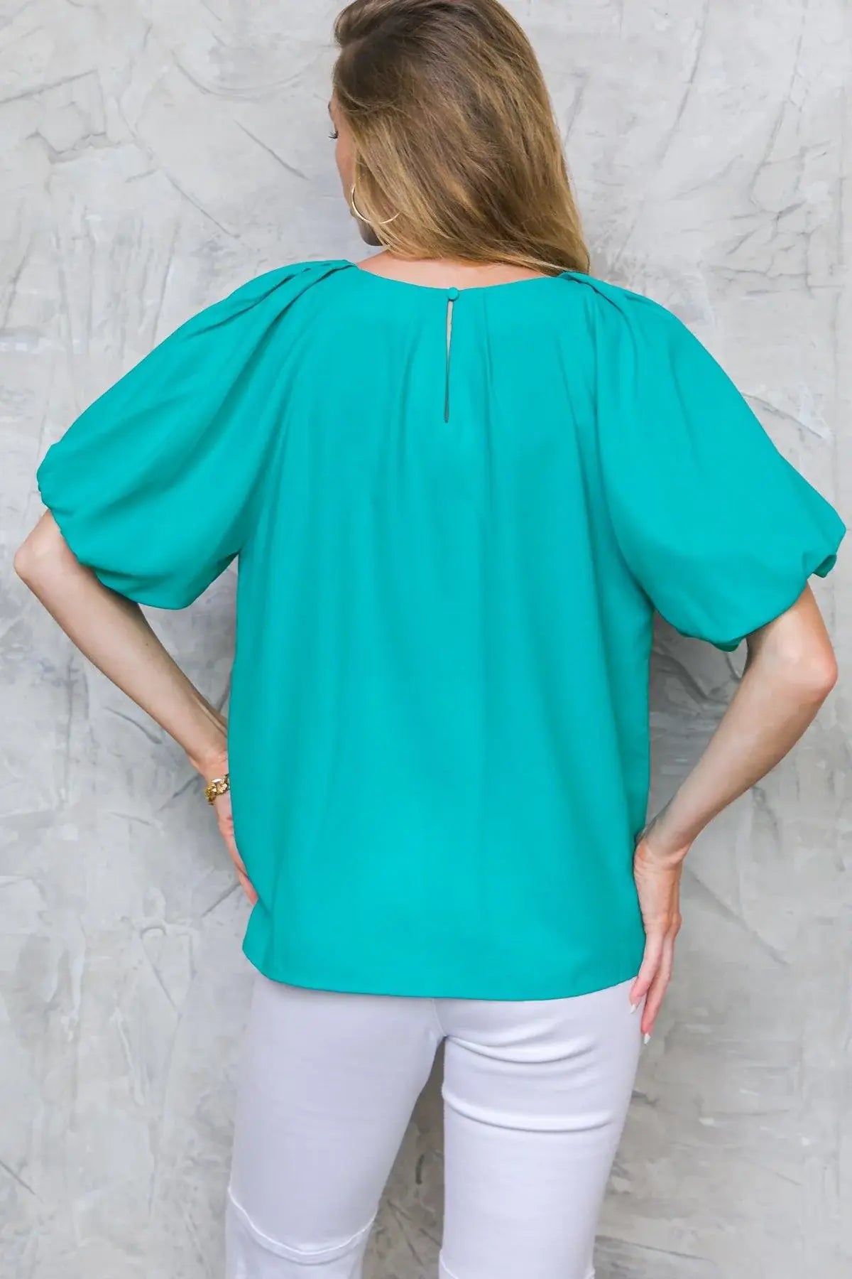 LOVED ALWAYS WOVEN TOP - Flying Tomato - Flyclothing LLC
