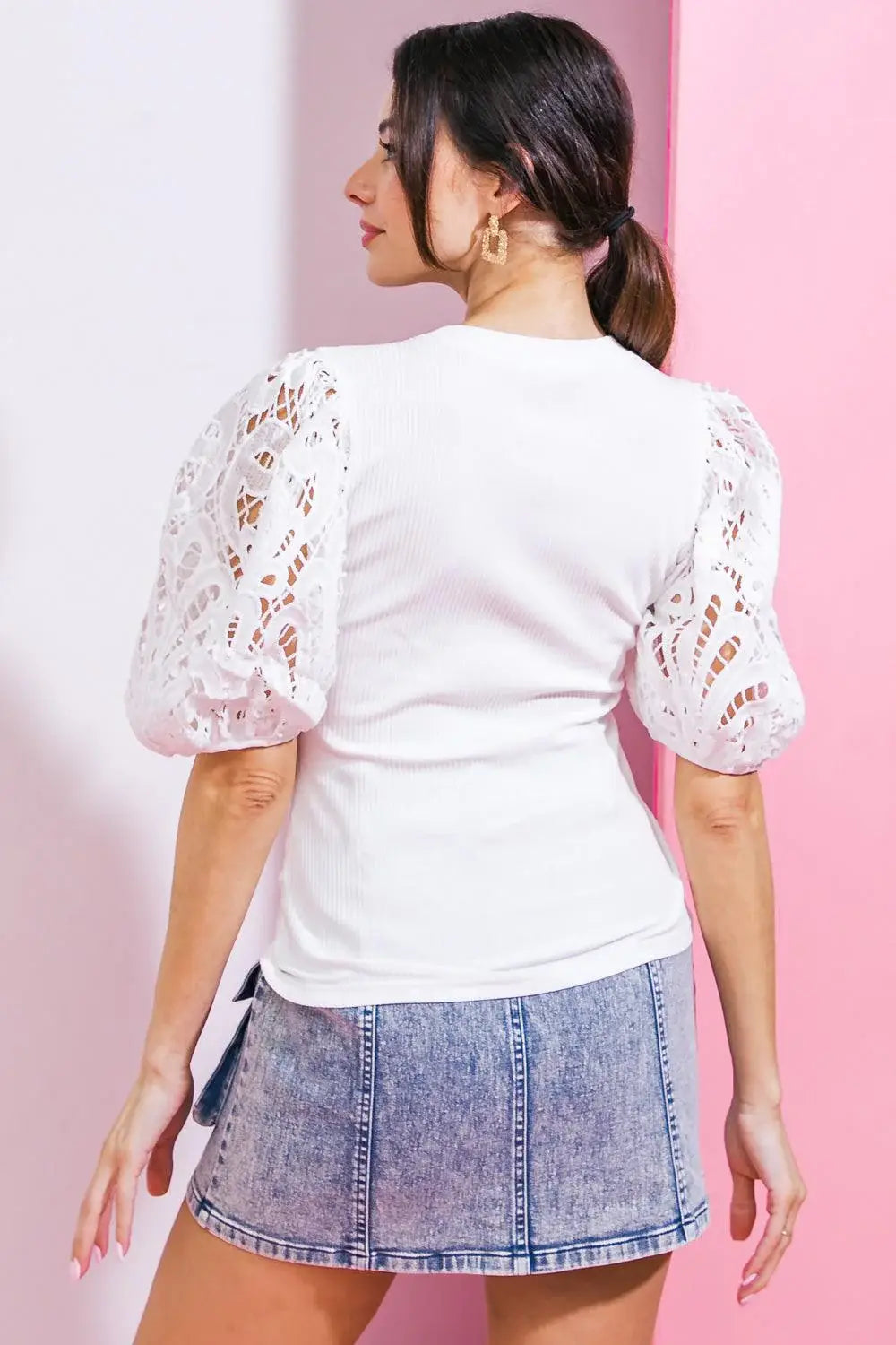 GETTING INTO THE GROOVE KNIT TOP - Flying Tomato - Flyclothing LLC