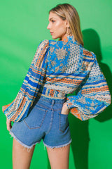 LOVELY FAME WOVEN TOP - Flying Tomato - Flyclothing LLC