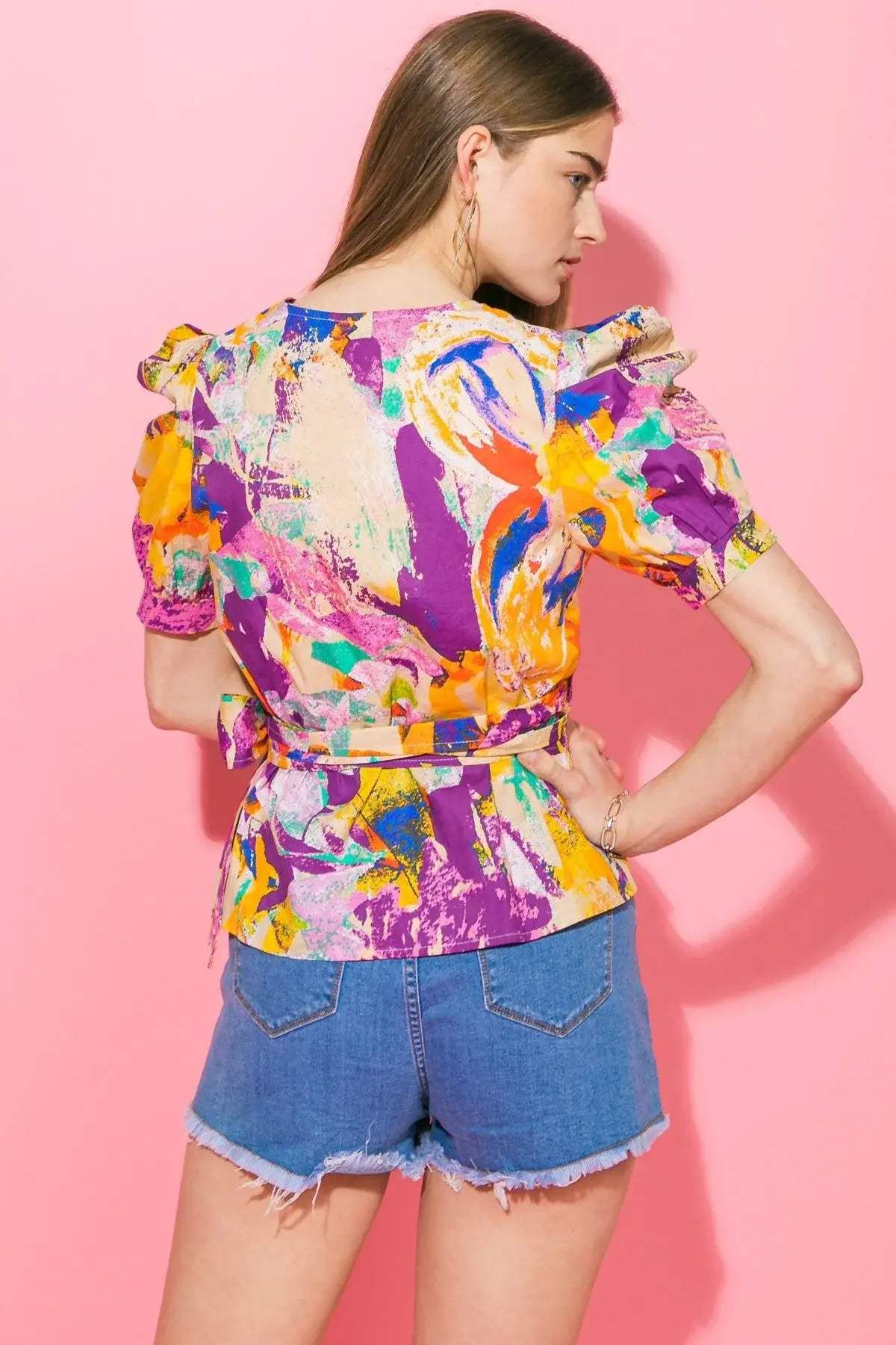 NOTHING TO LOSE POPLIN TOP - Flying Tomato - Flyclothing LLC